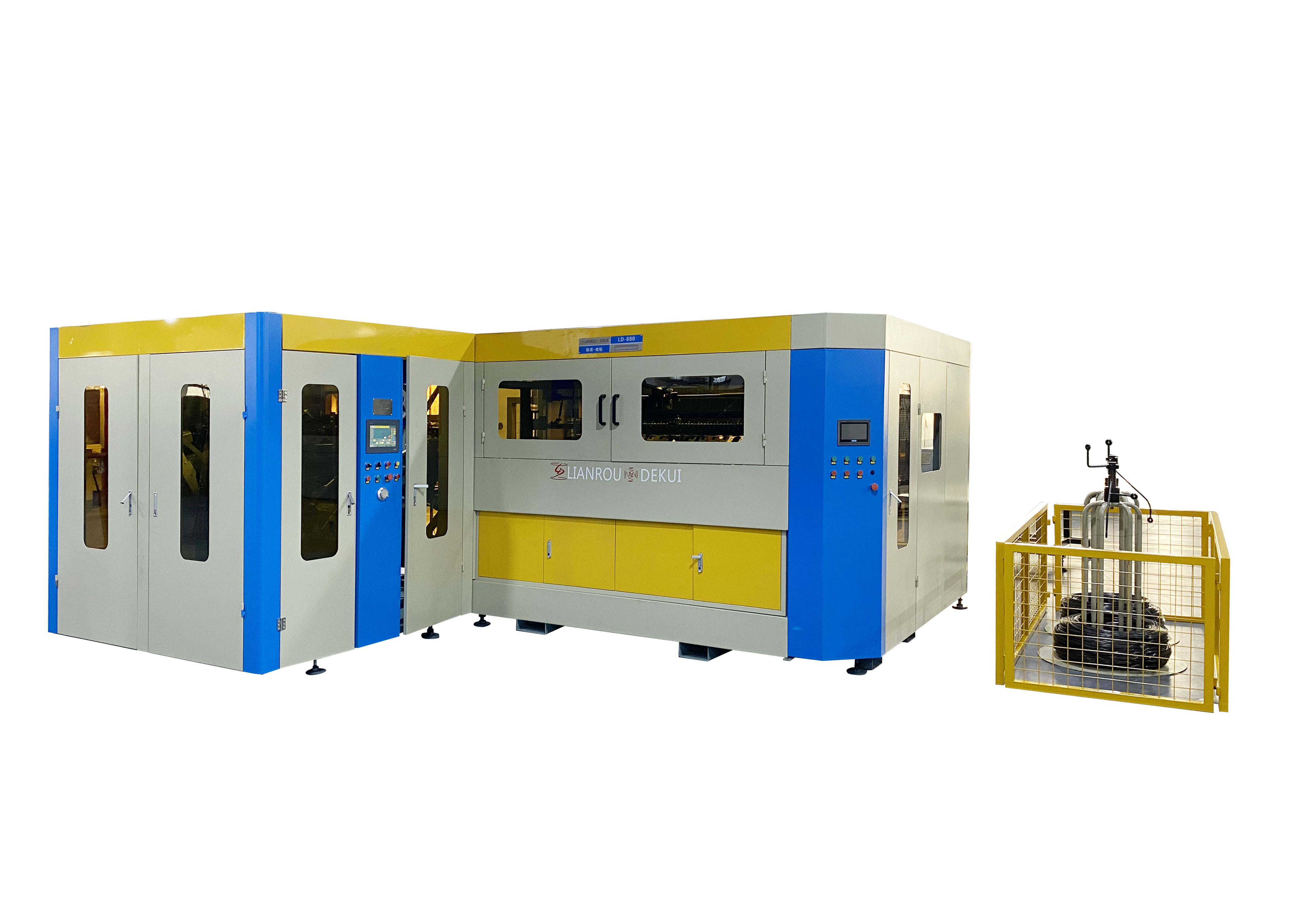  Automatic production line of spring bed core